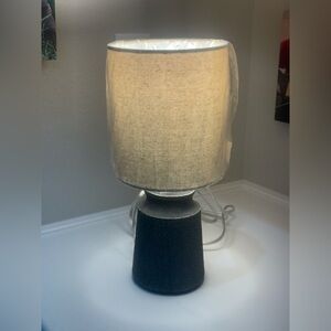Modern Black and Cream Table Lamp